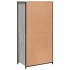 Aparador alto madera contrachapada Sonoma gris 62x36x121,5