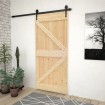 Puerta de madera maciza de pino 100x210 cm