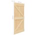 Puerta de madera maciza de pino 100x210