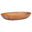 Lavabo de madera maciza de teca 60x40x10 cm