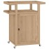 Carrito de bar madera maciza de teca 70x50x90