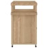 Carrito de bar madera maciza de teca 70x50x90