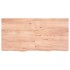 Estante pared madera roble tratada marrón claro 120x60x(2-6)