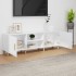 Mueble para TV madera contrachapada blanco 150x30x50