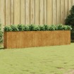 Jardinera acero corten 360x40x80 cm