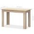 Mesa de comedor y bancos 3 piezas madera ingeniería