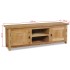 Mueble de TV de madera de teca maciza 120x30x40