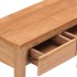 Mesa consola de madera maciza de teca 110x35x75