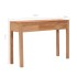 Mesa consola de madera maciza de teca 110x35x75