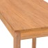 Mesa alta de jardín madera maciza de teca 110x60x105