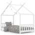 Estructura de cama infantil madera maciza pino blanco 90x200