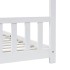 Estructura de cama infantil madera maciza pino blanco 90x200