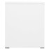 Armario archivador de acero blanco 46x62x72,5