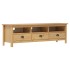 Mueble de TV Hill madera maciza pino marrón miel 158x40x47