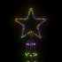 Árbol de Navidad cónico 3000 LED de colores 230x800