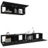 Set de muebles para TV 3 piezas madera contrachapada