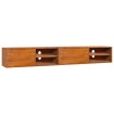 Mueble de TV de pared madera maciza de teca 180x30x30 cm