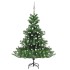 Árbol de Navidad abeto Nordmann con LEDs y bolas verde 150