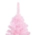 Árbol de Navidad preiluminado con luces y bolas rosa 240