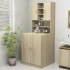 Mueble de lavadora roble