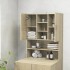 Mueble de lavadora roble