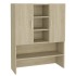 Mueble de lavadora roble