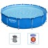 Bestway Piscina con estructura Steel Pro 396x84