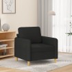 Sillón de tela negro 60 cm