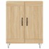 Aparador alto madera contrachapada color roble 69,5x34x180