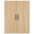 Aparador alto madera contrachapada color roble 69,5x34x180