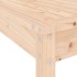 Set de mesa y taburetes altos jardín 5 pzas madera maciza