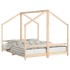 Estructura de cama infantil madera maciza de pino 2x(80x200)