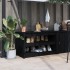 Mueble de cocina exterior madera maciza pino negro 106x55x64