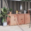 Mueble de cocina de exterior madera maciza Douglas 106x55x64 cm