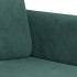 Sillón de terciopelo verde oscuro 60