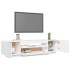 Mueble para TV con luces LED blanco 160x35x40