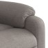 Sillón de masaje reclinable de tela gris