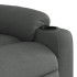 Sillón de masaje reclinable de tela gris