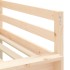 Cama alta para niños con tobogán madera maciza pino 90x200