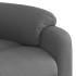 Sillón reclinable elevable de tela gris