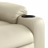 Sillón reclinable elevable cuero artificial color