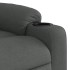 Sillón reclinable de masaje eléctrico tela gris