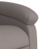 Sillón reclinable de masaje elevable tela gris