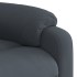 Sillón reclinable de masaje eléctrico terciopelo gris