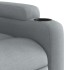 Sillón reclinable de masaje eléctrico tela gris