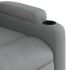 Sillón reclinable de masaje eléctrico tela gris