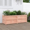 Jardinera de madera maciza de abeto Douglas 150x50x50 cm