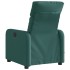 Sillón reclinable de masaje eléctrico tela verde