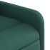 Sillón reclinable de masaje eléctrico tela verde