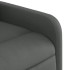 Sillón eléctrico reclinable elevable de tela gris